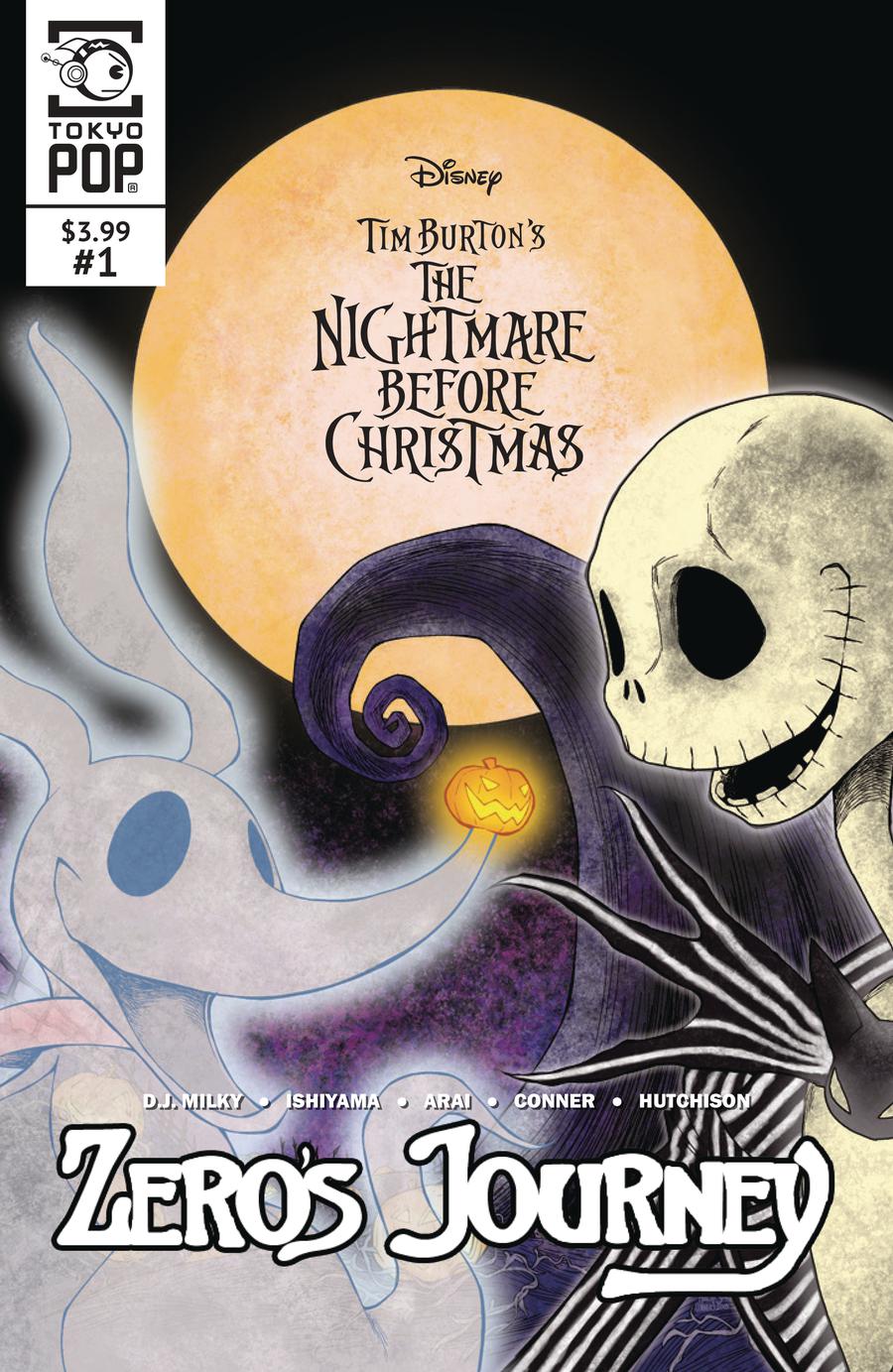 Nightmare Before Christmas Zeros Journey #1 Cover B Variant Kei Ishiyama Cover