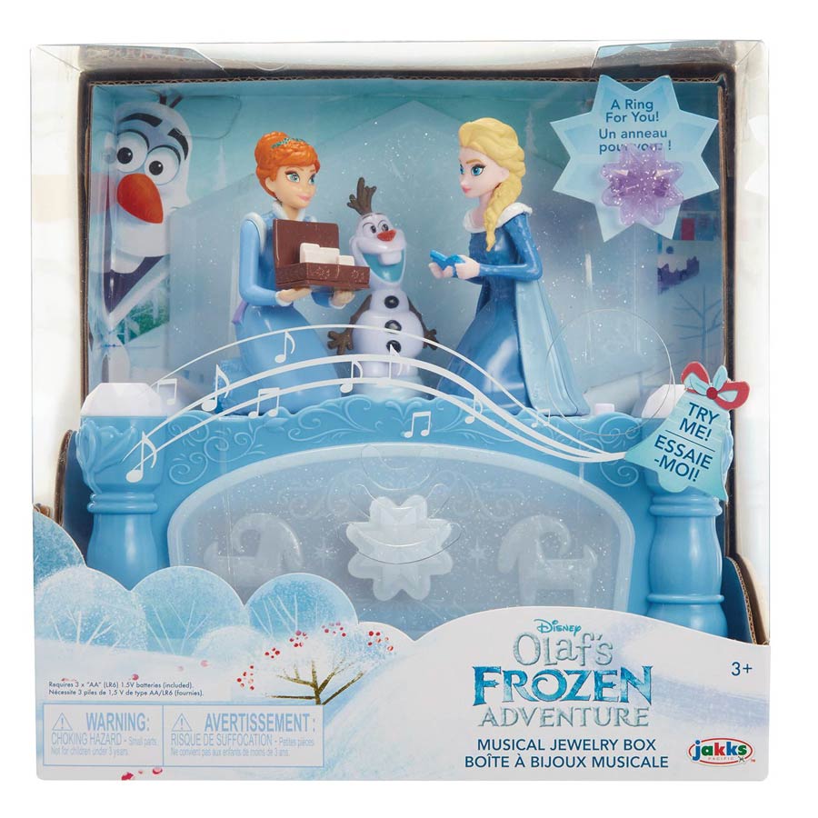 Disneys Frozen Olafs Frozen Adventure Musical Jewelry Box