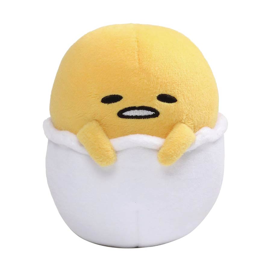 Gudetama Vertical Egg Shell 5-Inch Plush