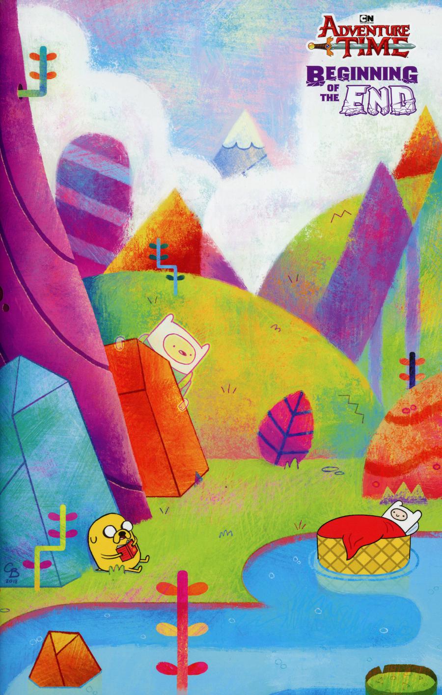 Adventure Time Beginning Of The End #1 Cover C Incentive Corey Booth Title Card Variant Cover