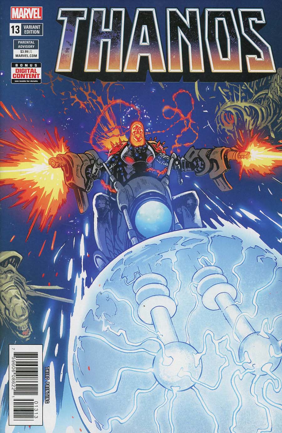 Thanos Vol 2 #13 Cover G 3rd Ptg Variant Geoff Shaw Cover (Marvel Legacy Tie-In)