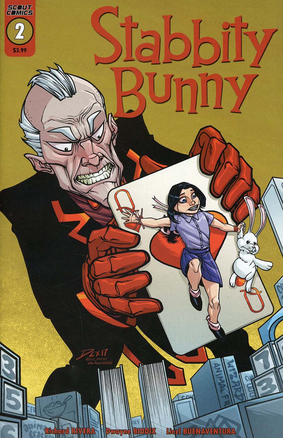 Stabbity Bunny #2 Cover C 2nd Ptg Variant Dwayne Biddix Cover