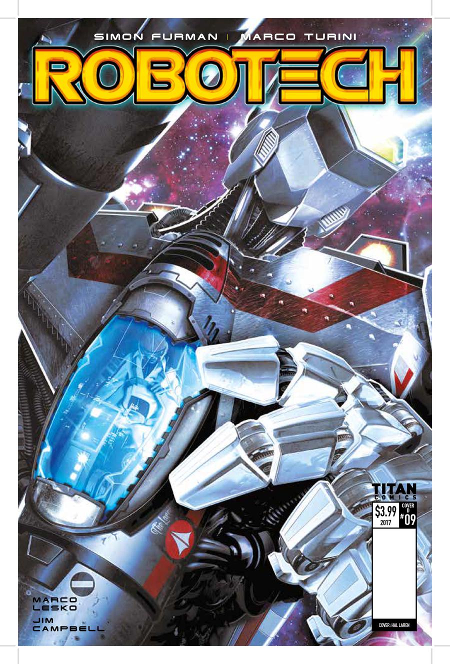 Robotech Vol 3 #10 Cover C Variant Hal Laren Cover