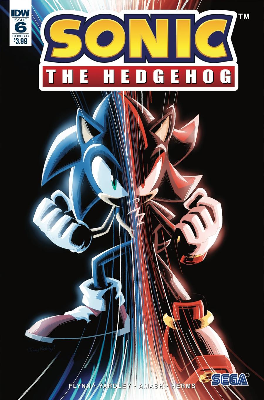 Sonic The Hedgehog Vol 3 #6 Cover B Variant Jonathan Gray Cover
