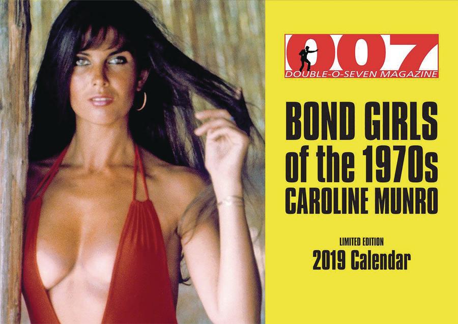 Bond Girls Of The 1970s Caroline Munro 2019 Wall Calendar