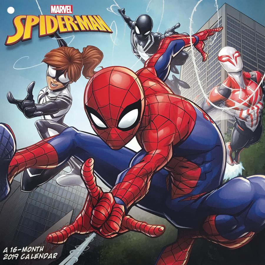 Marvel Spider-Man 2019 12x12-inch Wall Calendar