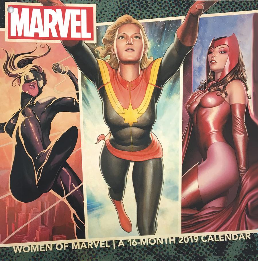 Women Of Marvel 2019 12x12-inch Wall Calendar