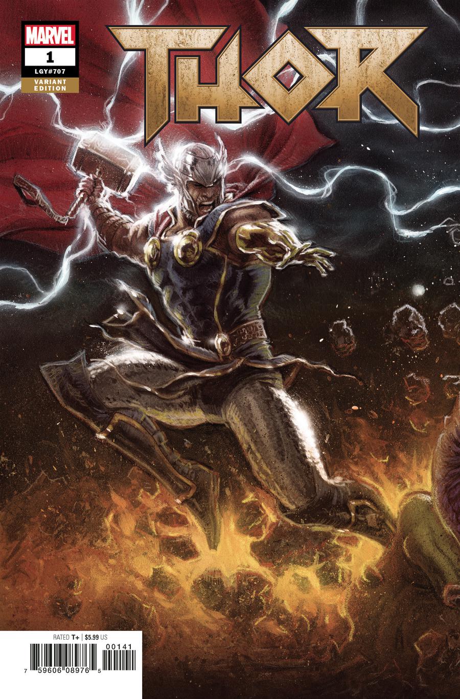 Thor Vol 5 #1 Cover B Variant Kaare Andrews Connecting Party Cover (1 Of 3)