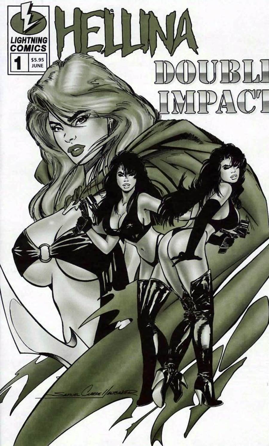 Hellina Double Impact #1 Cover D Gold Edition