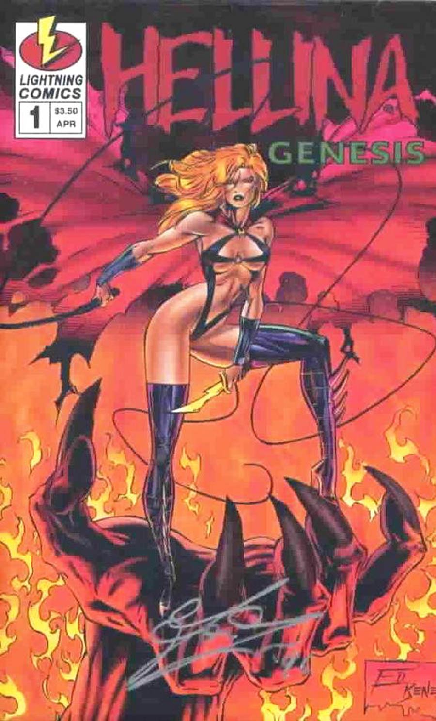 Hellina Genesis #1 Cover B Signed Edition