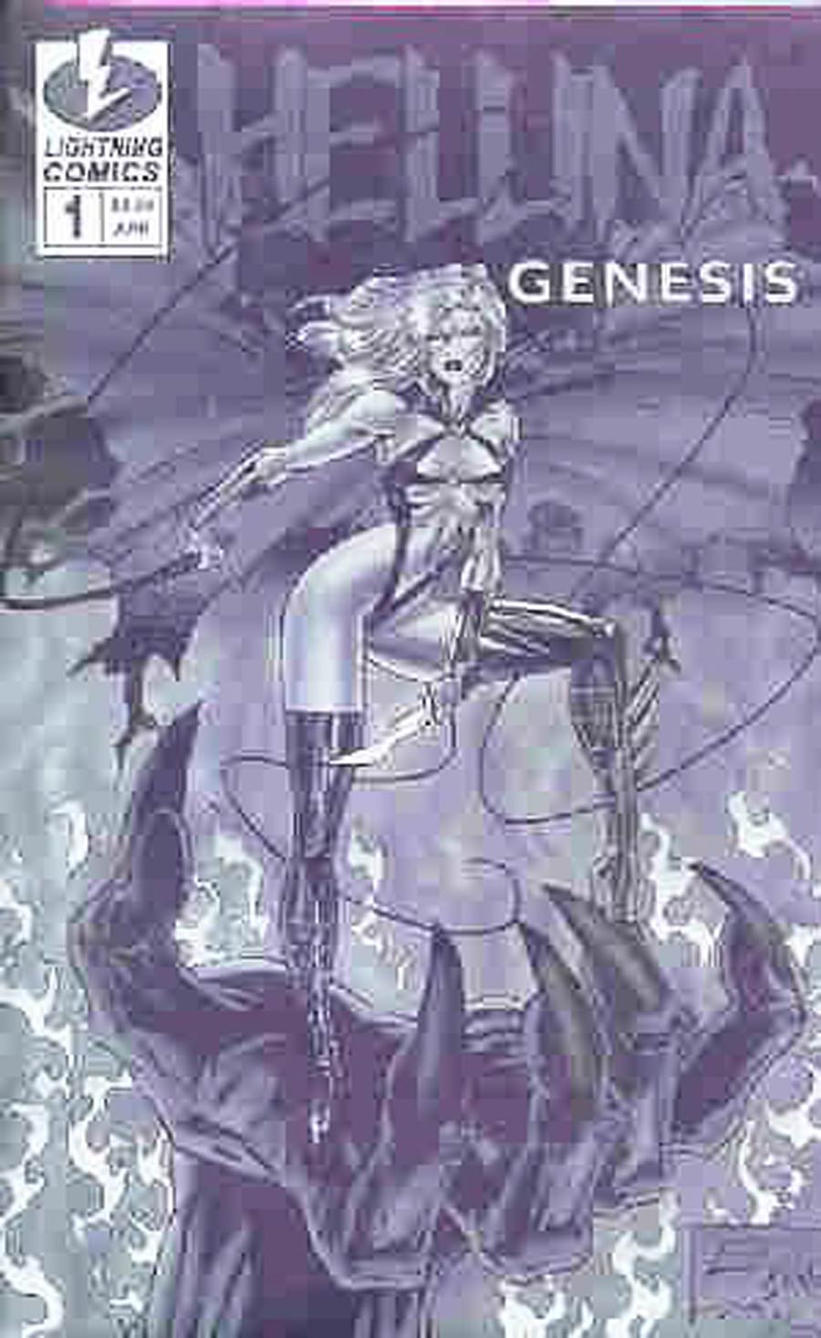 Hellina Genesis #1 Cover D Nude Platinum Cover