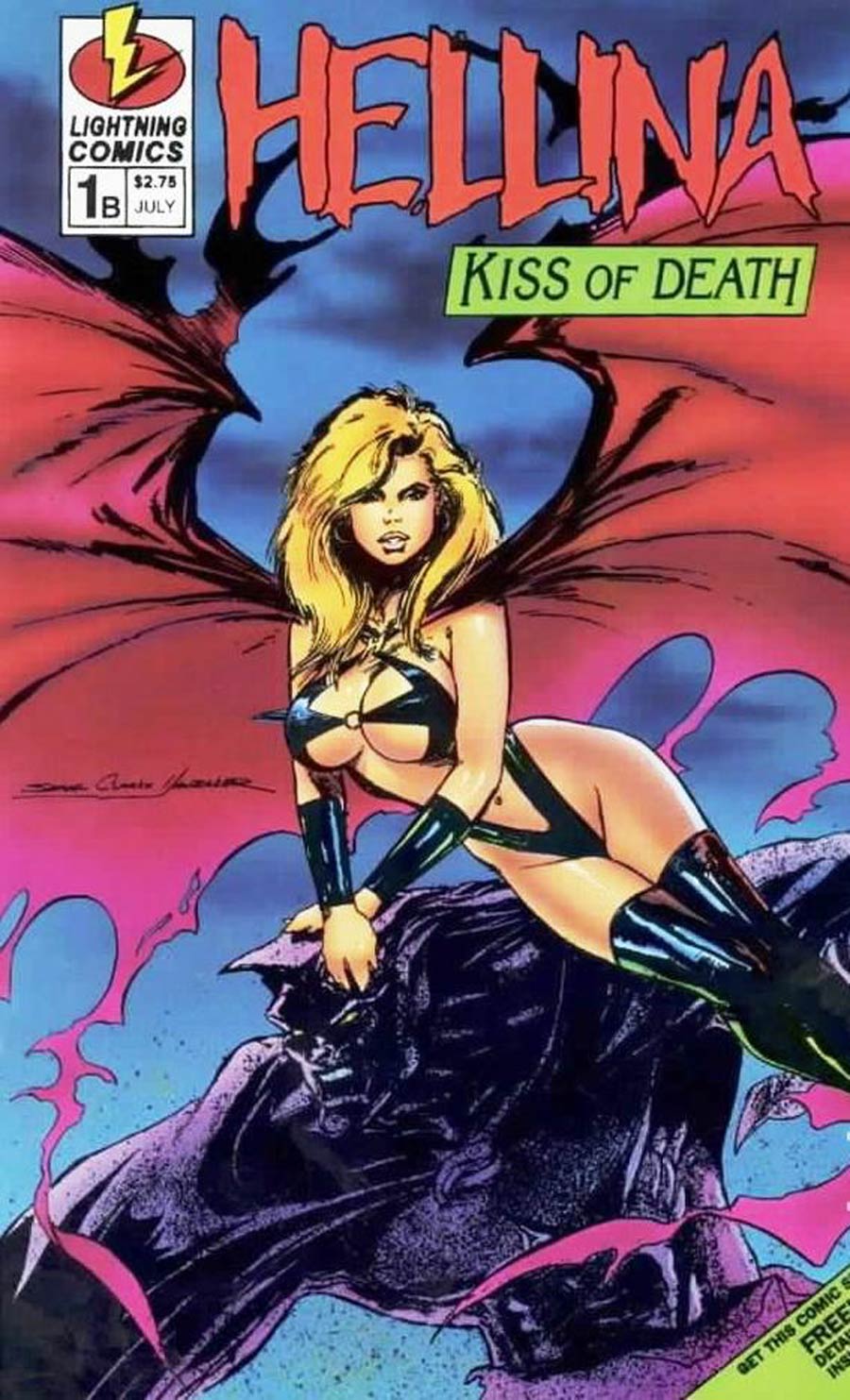 Hellina Kiss Of Death #1 Cover B S. Clarke Hawbaker