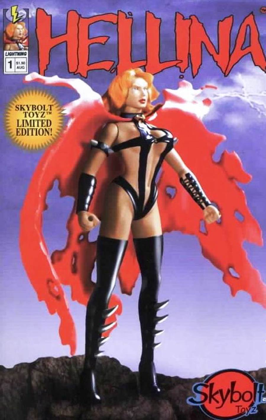 Hellina Skybolt Toyz #1 Cover B Action Figure Cover