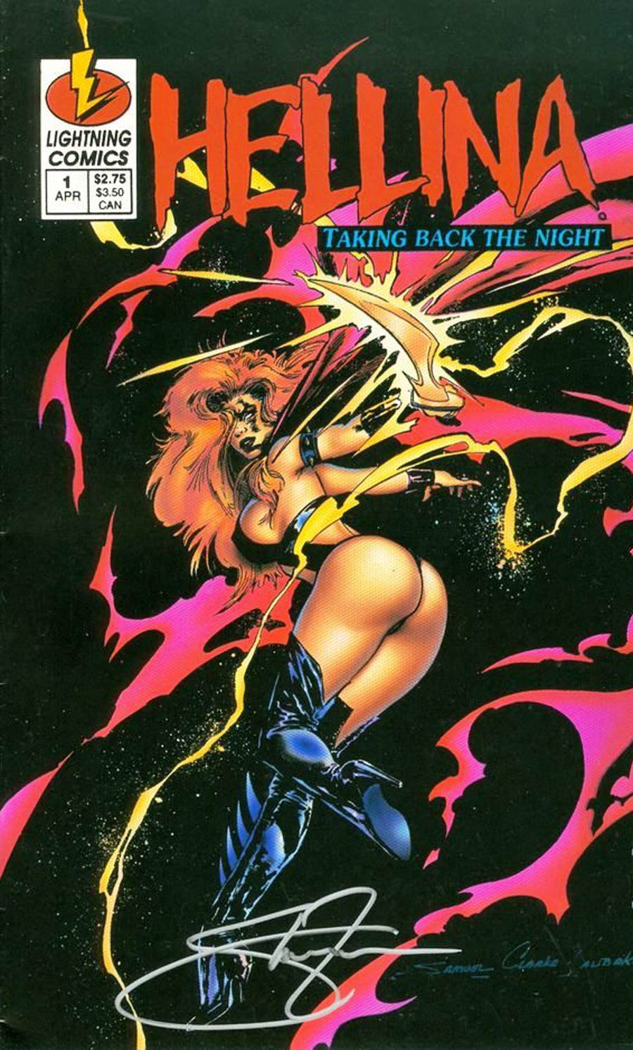 Hellina Taking Back The Night #1 Cover B Signed Edition