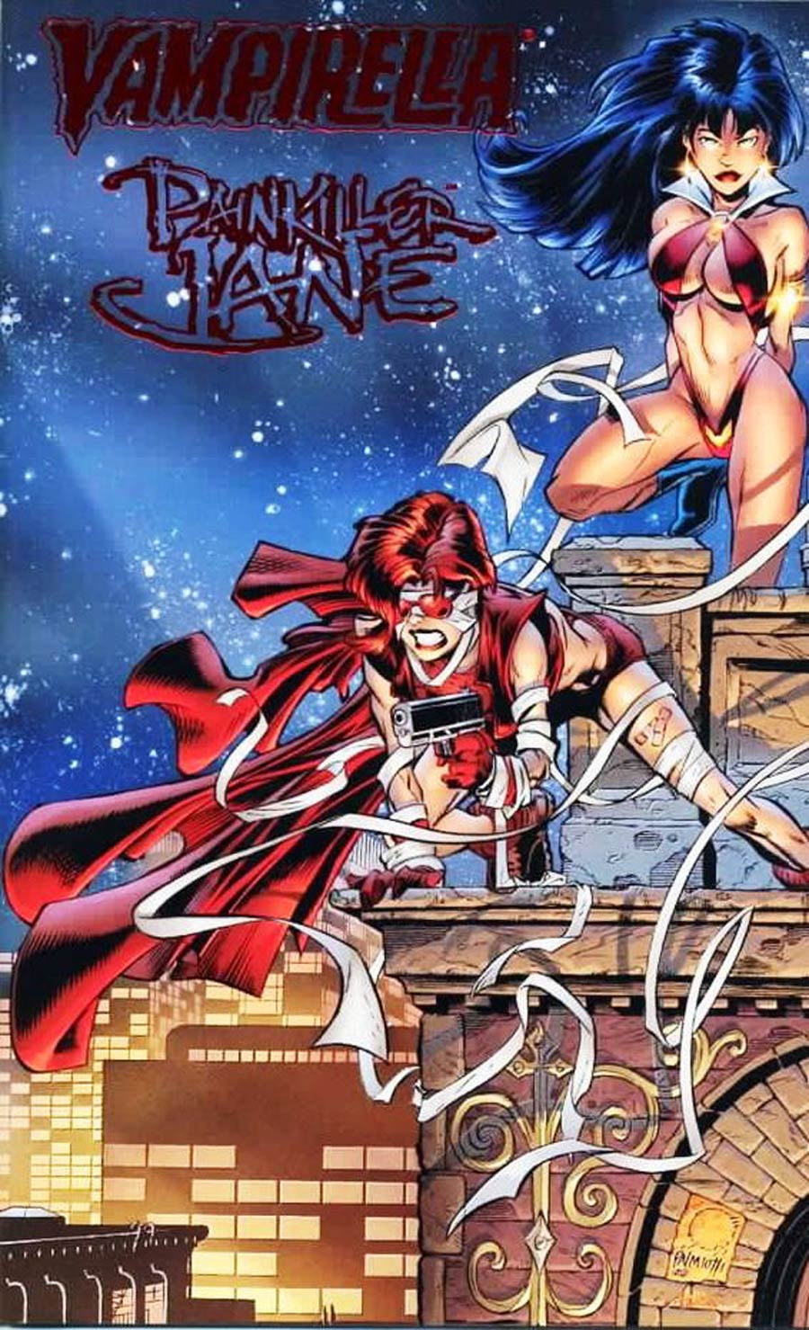 Vampirella Painkiller Jane #1 Cover B Regular Joe Quesada Cover