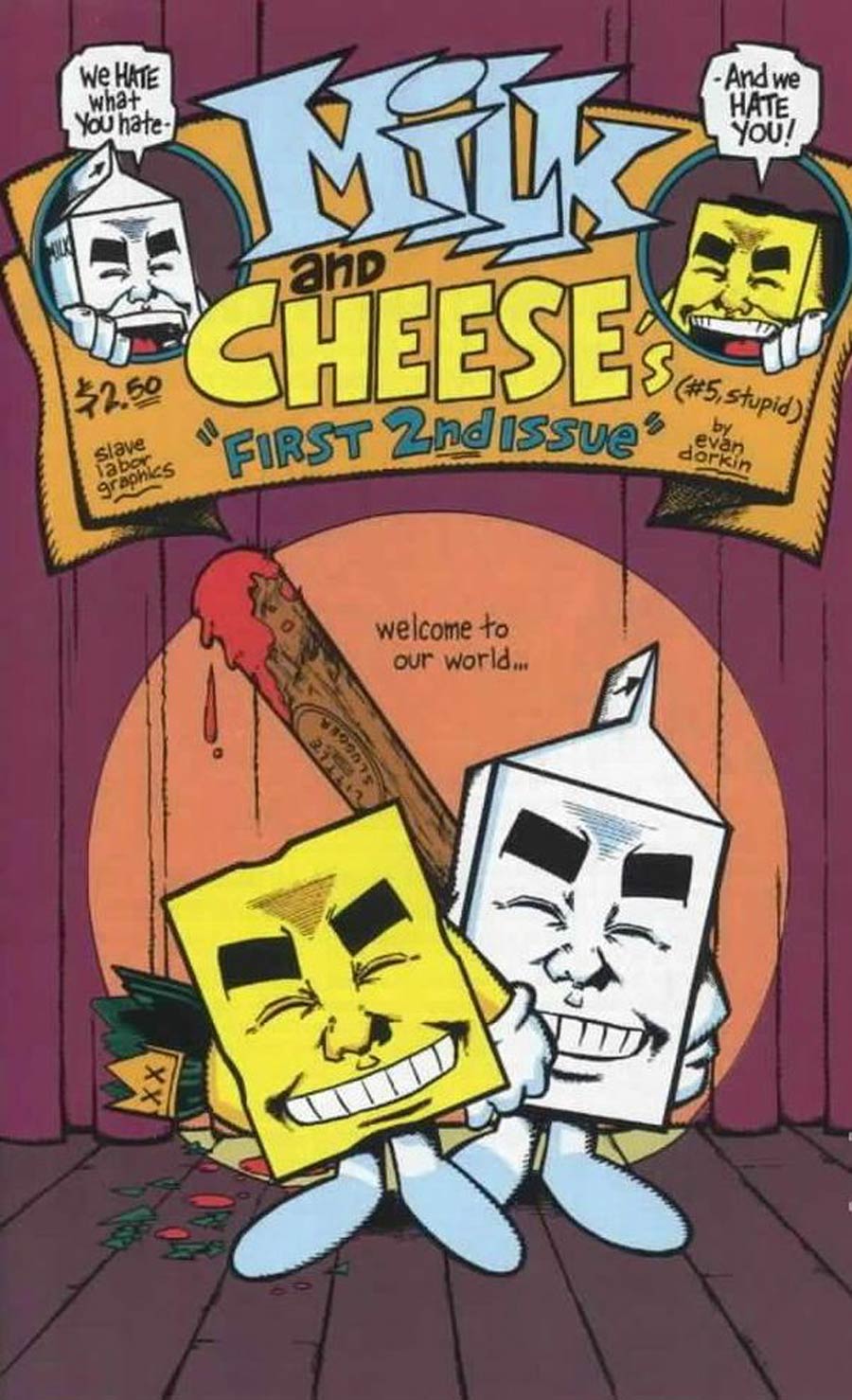 Milk And Cheese #5 (First 2nd Issue) Cover B 2nd Ptg