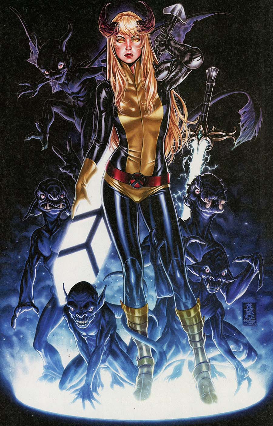 New Mutants Dead Souls #1 Cover I Comic Sketch Art Exclusive Mark Brooks Darkchilde Variant Cover