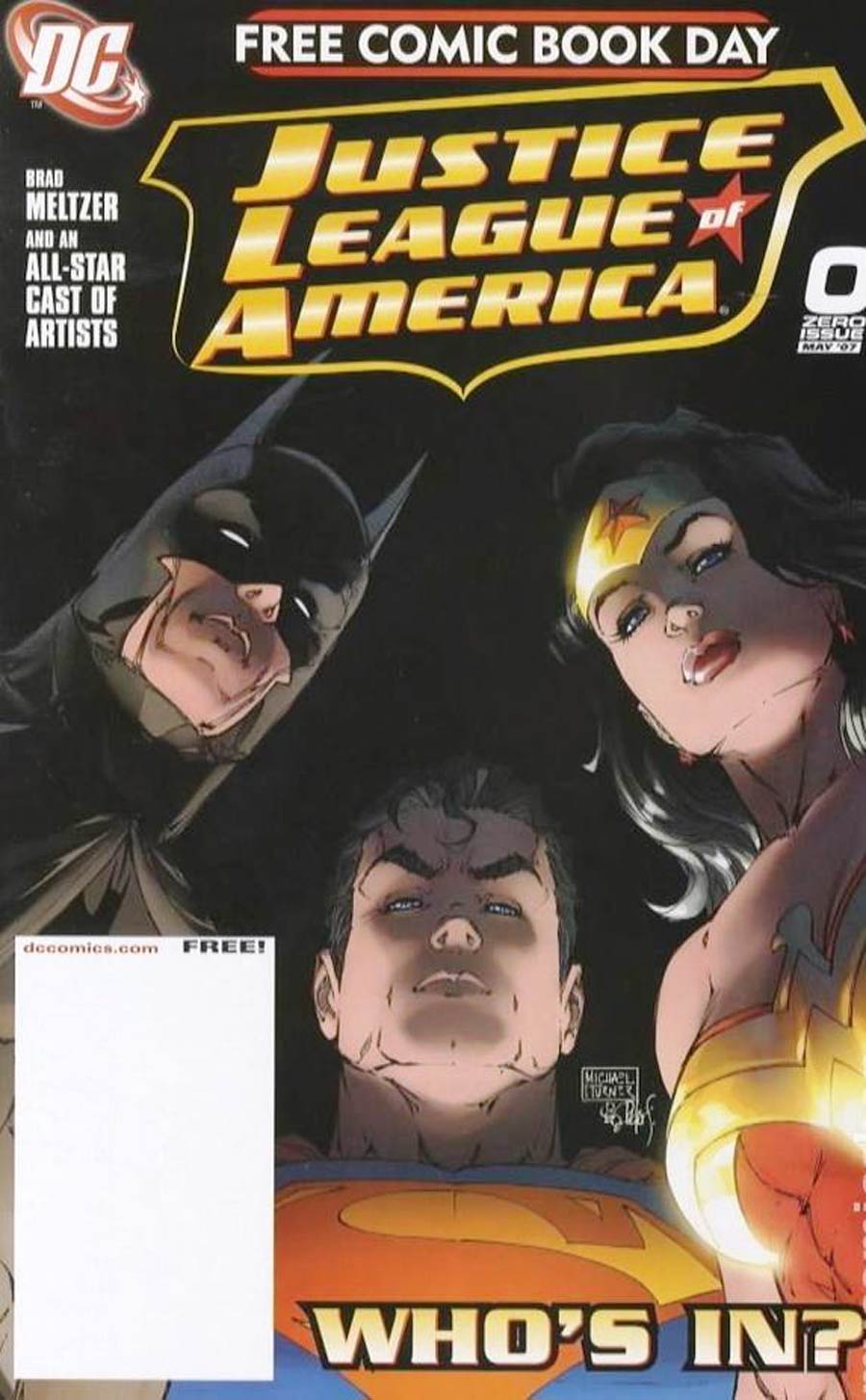 Justice League Of America Vol 2 #0 FCBD 2007 Version