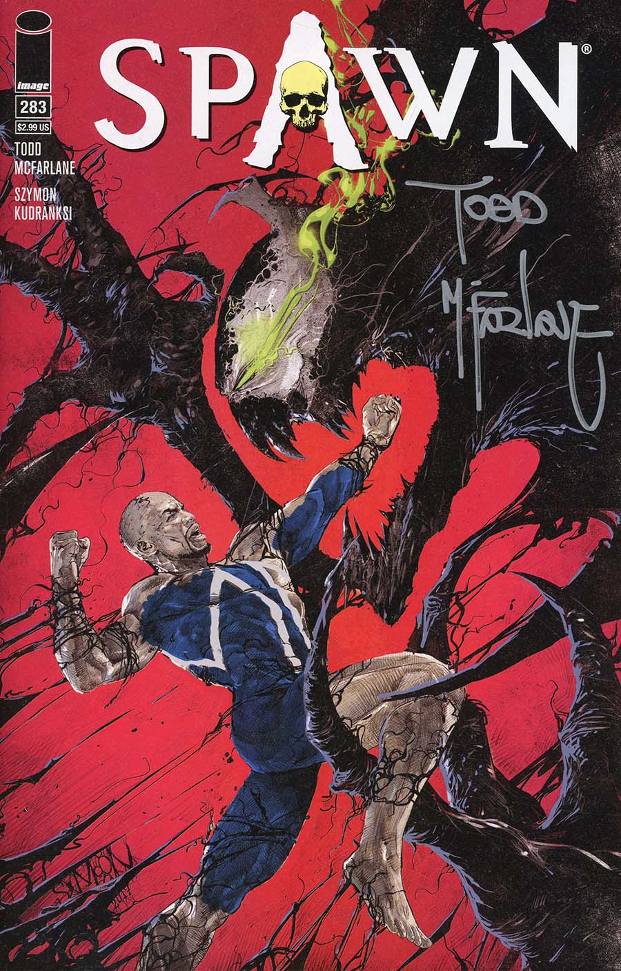 Spawn #283 Cover C Image Expo Exclusive Color Variant Cover Signed By Todd McFarlane