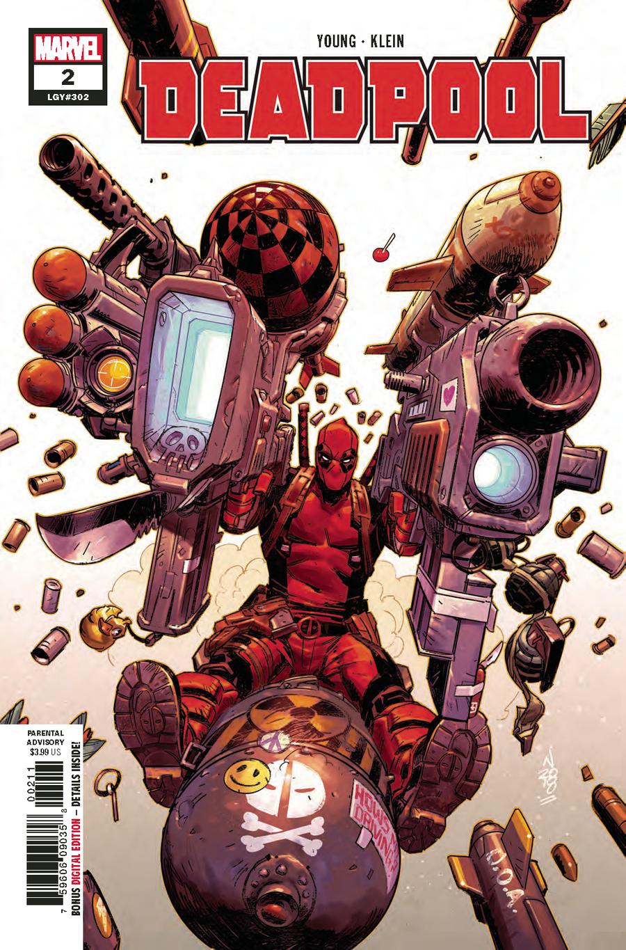 Deadpool Vol 6 #2 Cover A 1st Ptg Regular Nic Klein Cover