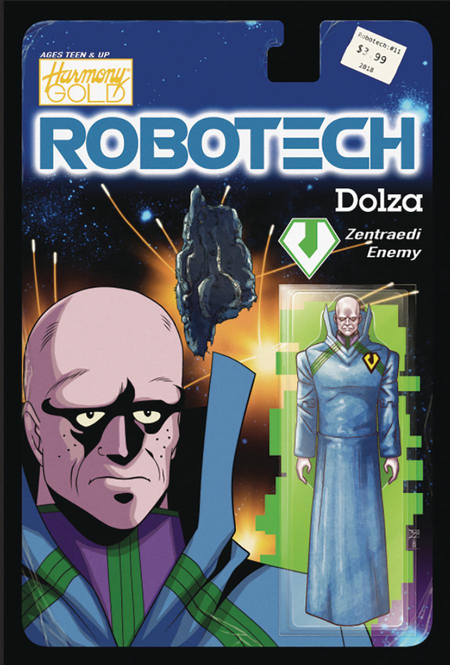 Robotech Vol 3 #11 Cover B Variant Blair Shedd Action Figure Cover