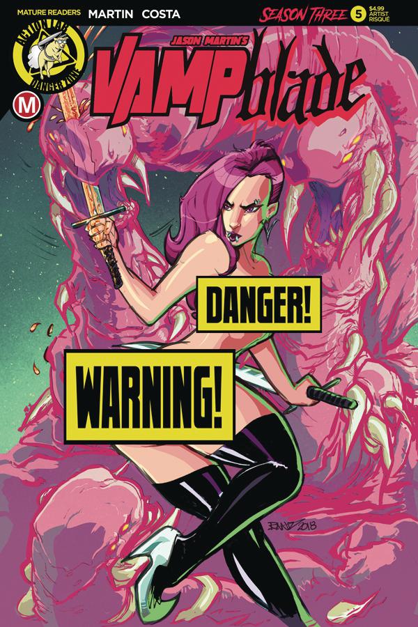 Vampblade Season 3 #5 Cover D Variant Randy Kintz Risque Cover