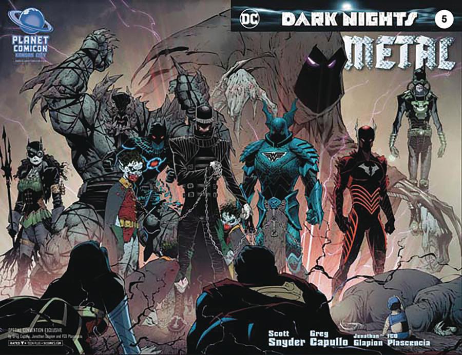 Dark Nights Metal #5 Cover F DF Comic Sketch Art Planet Comicon Exclusive Variant Cover Signed By Scott Snyder & Greg Capullo