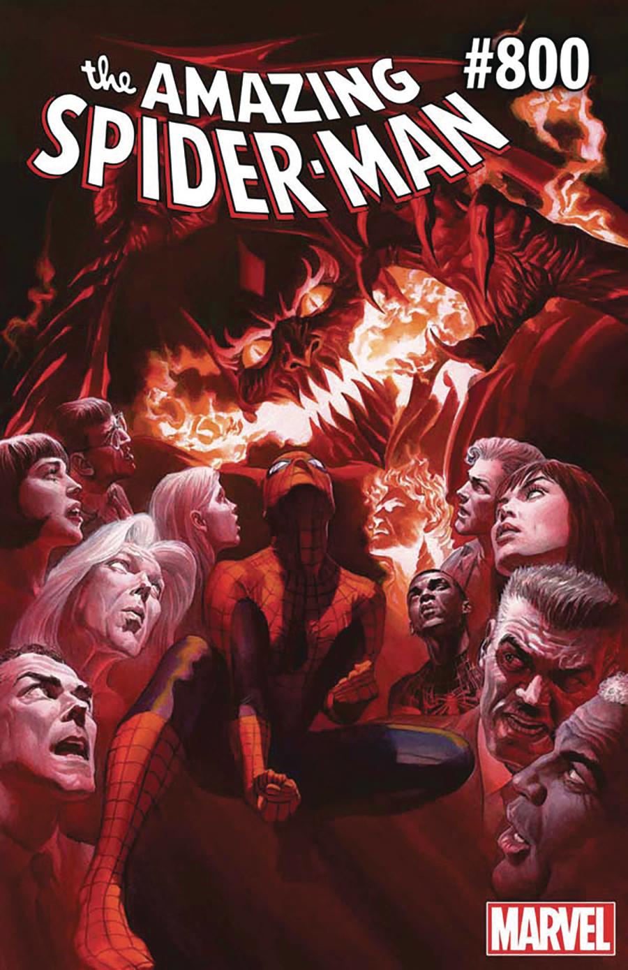 Amazing Spider-Man Vol 4 #800 Cover V DF Signed By Wade Von Grawbadger