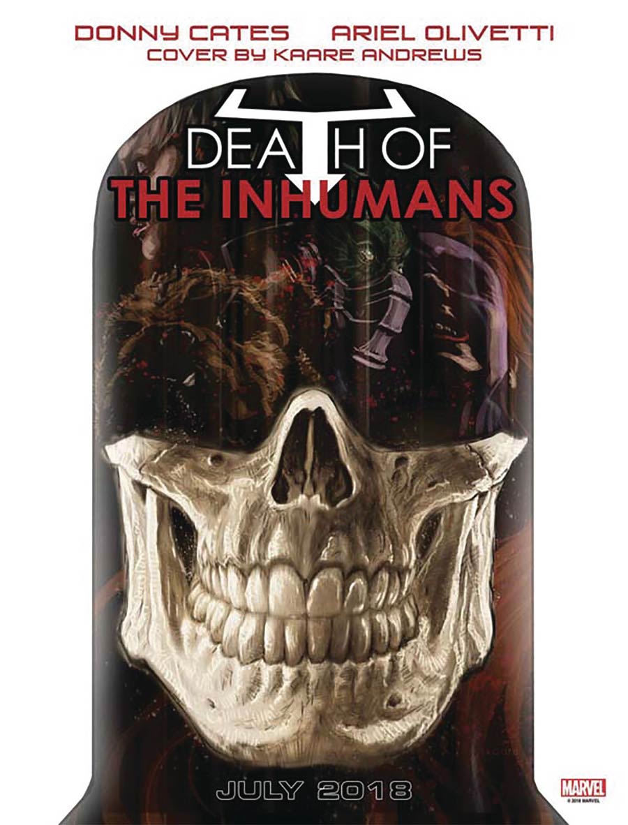 Death Of The Inhumans #1 Cover F DF Signed By Donny Cates