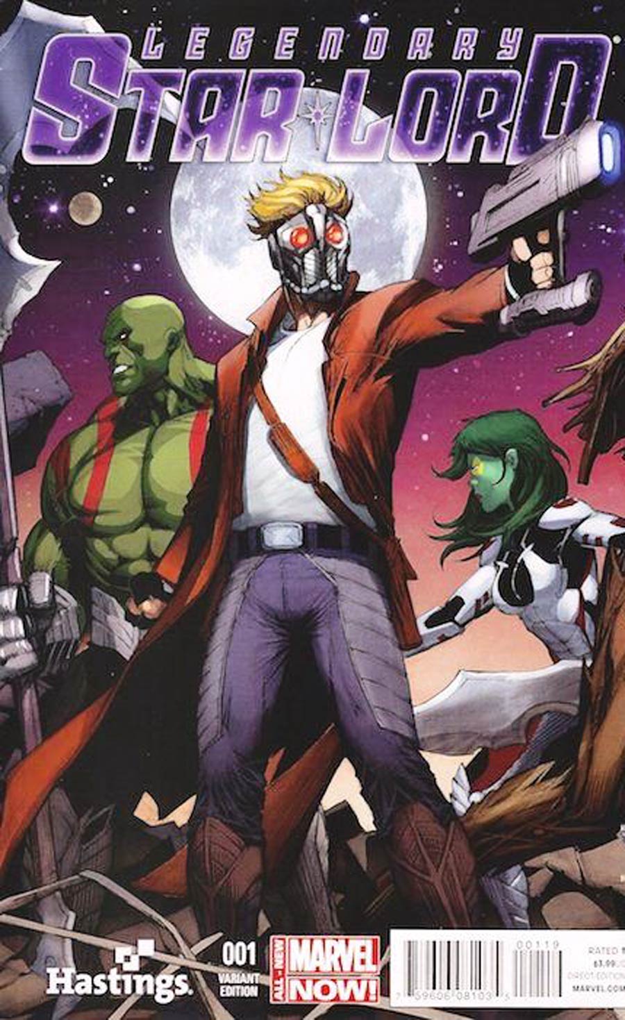 Legendary Star-Lord #1 Cover N Hastings Variant Cover