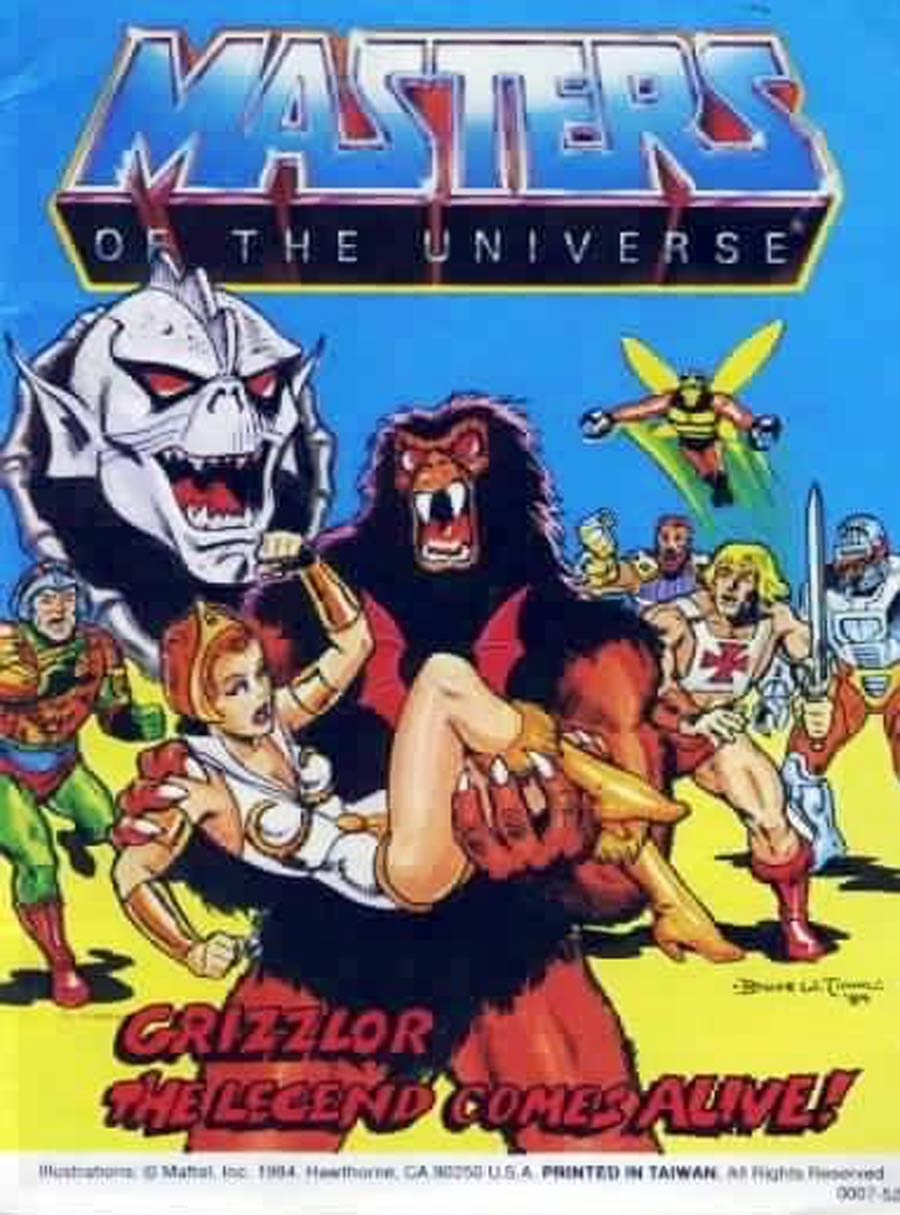 Masters Of The Universe Mini Comic #28 Grizzlor the Legend Comes Alive