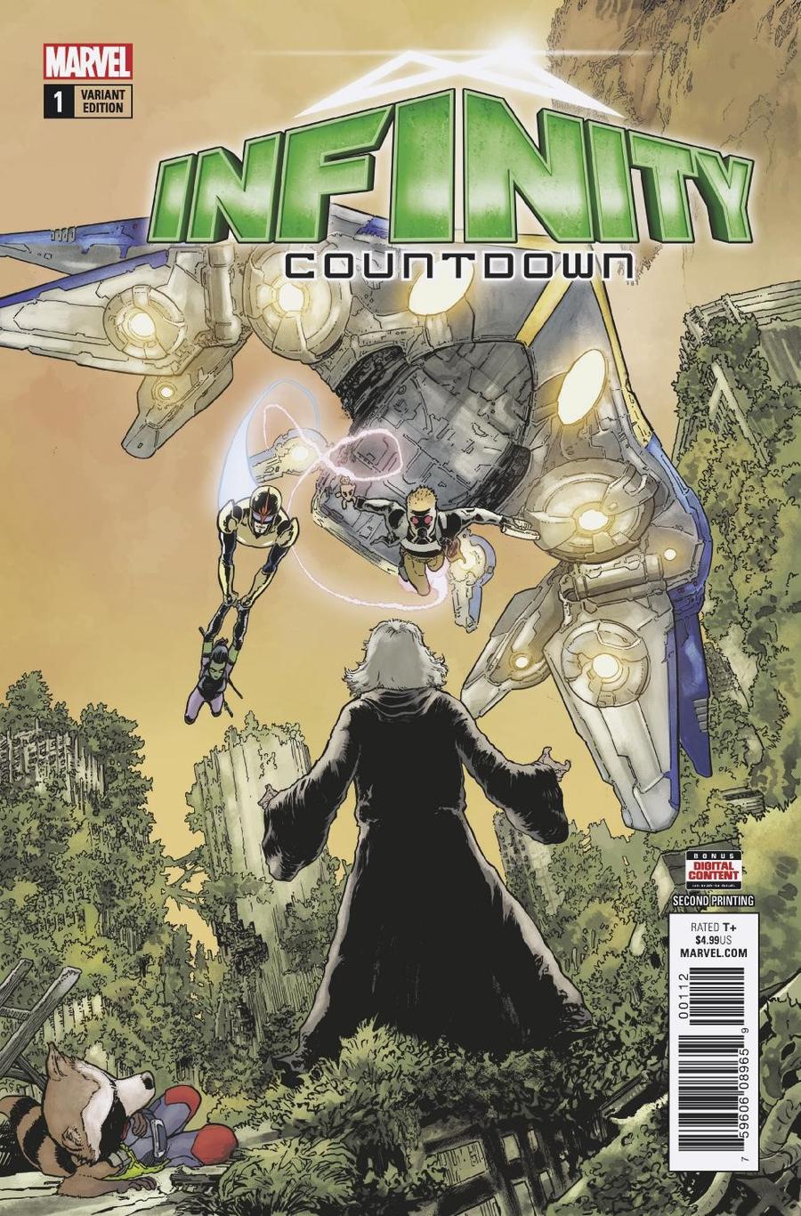 Infinity Countdown #1 Cover J 2nd Ptg Variant Aaron Kuder Cover