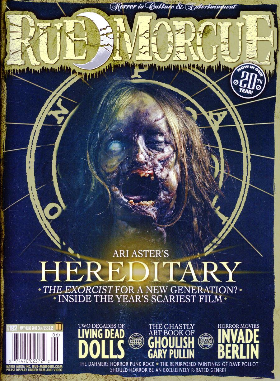 Rue Morgue Magazine #182 May / June 2018