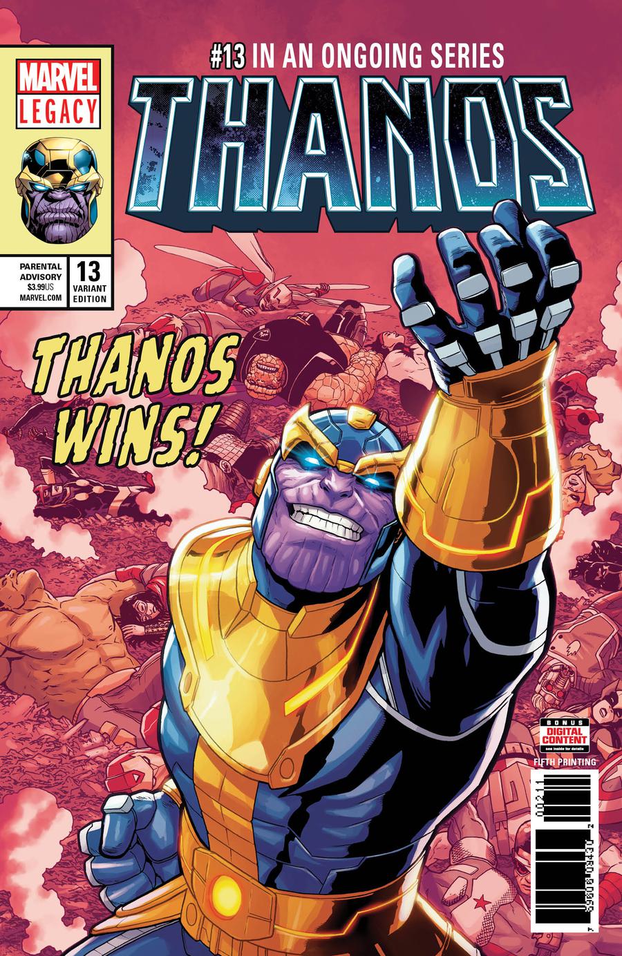 Thanos Vol 2 #13 Cover I 5th Ptg Variant Geoff Shaw Cover