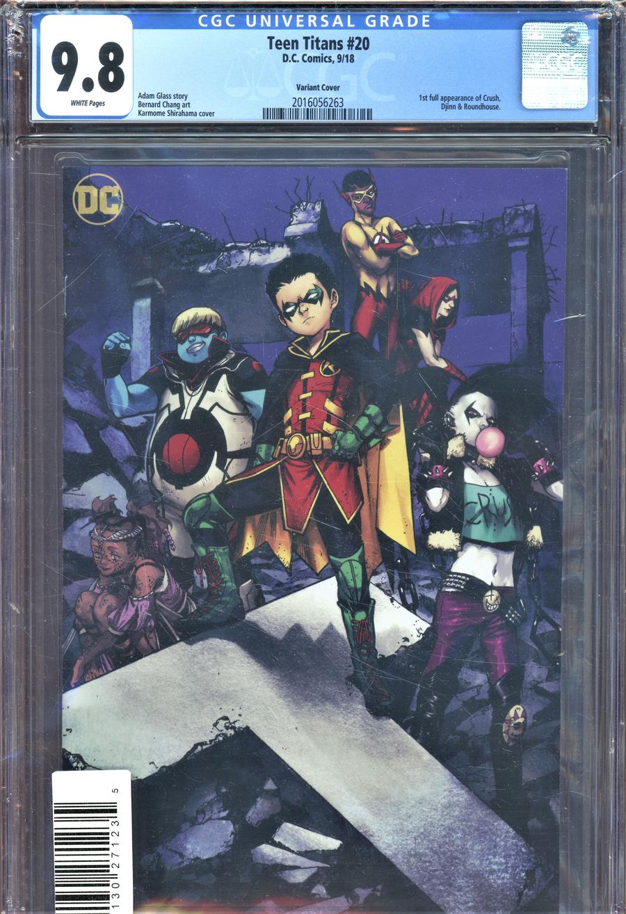 Teen Titans Vol 6 #20 Cover E DF CGC Graded