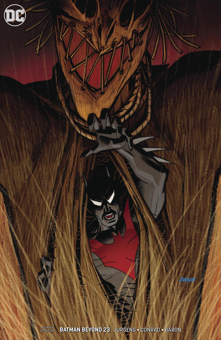 Batman Beyond Vol 6 #23 Cover B Variant Dave Johnson Cover