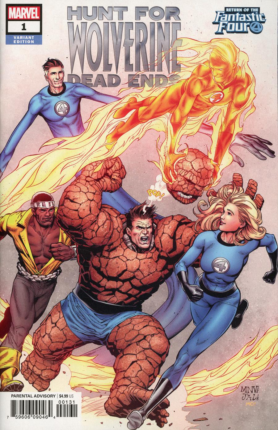 Hunt For Wolverine Dead Ends #1 Cover B Variant Steve McNiven Return Of The Fantastic Four Cover