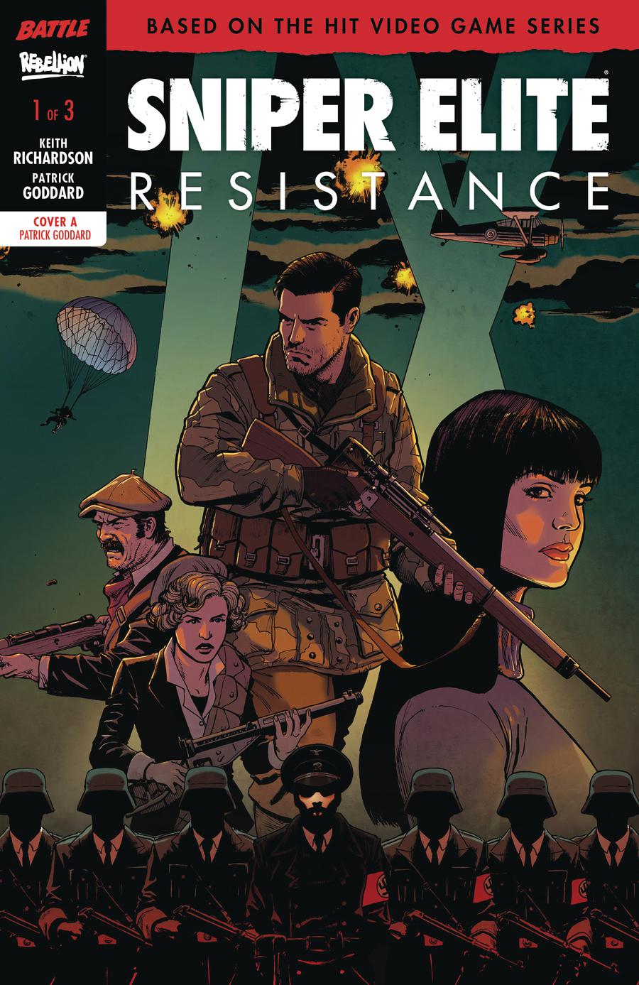 Sniper Elite Resistance #1 Cover A Regular Patrick Goddard Cover