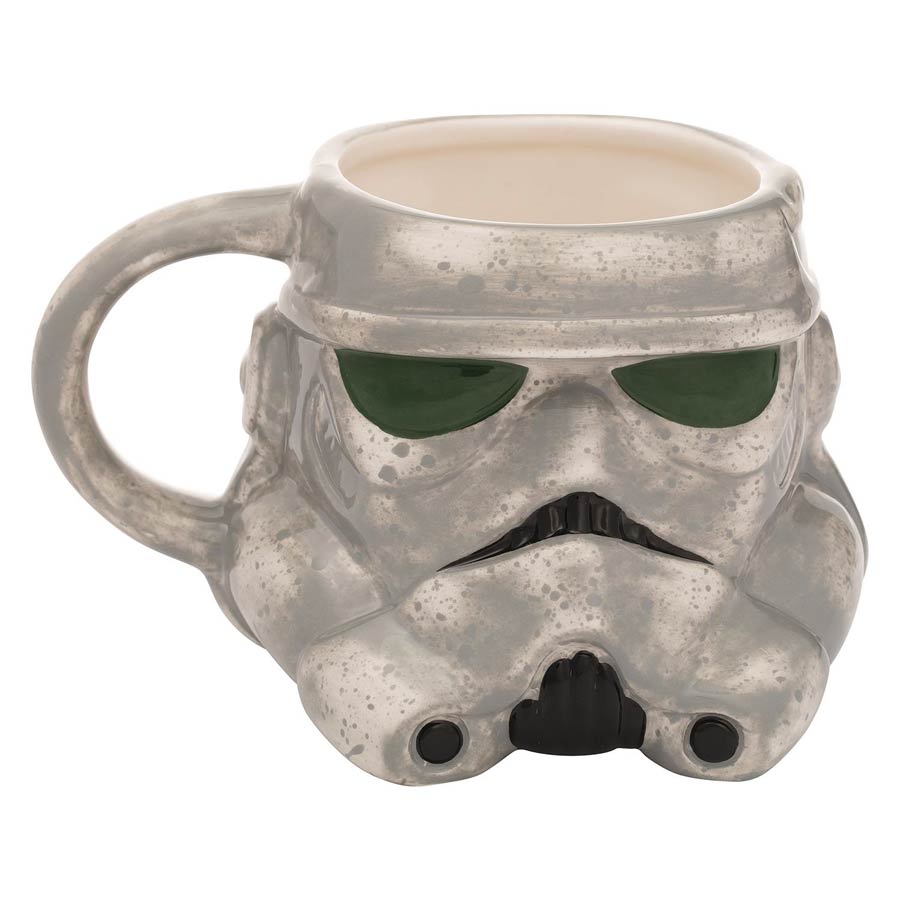 Star Wars Solo Mimban Stormtrooper Ceramic Sculpted 20-Ounce Mug