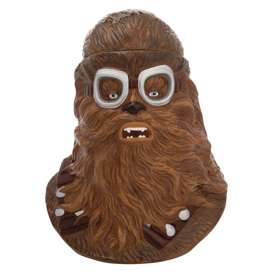 Star Wars Solo Chewbacca Sculpted Ceramic Cookie Jar