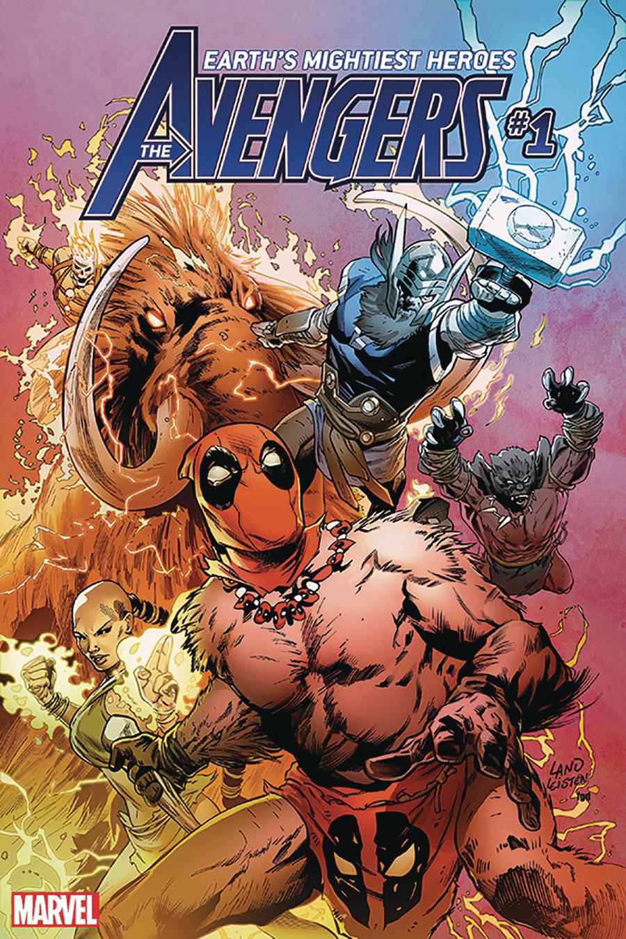 Avengers Vol 7 #1 Cover P DF Signed By Greg Land