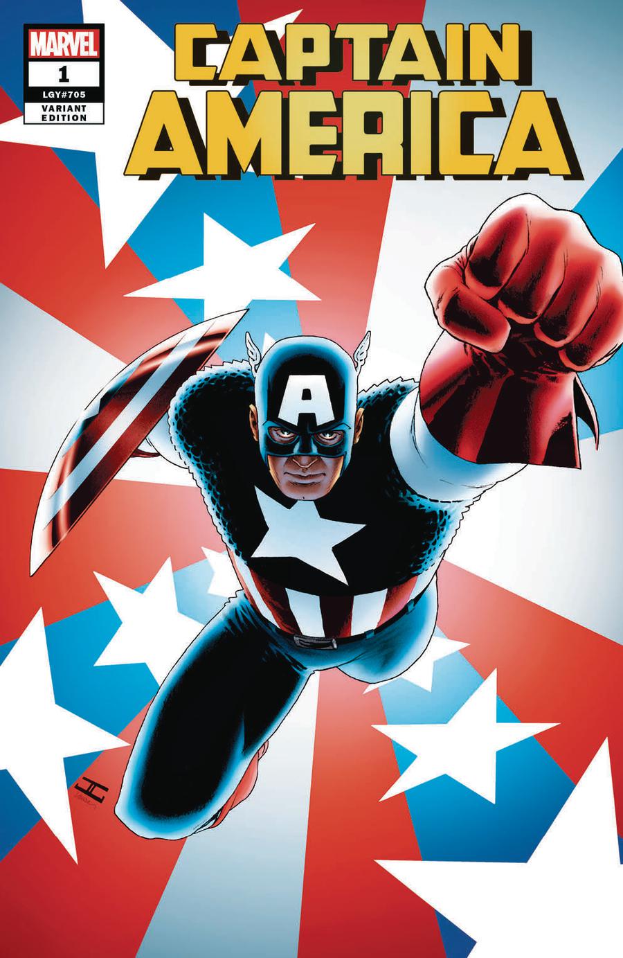 Captain America Vol 9 #1 Cover J Variant John Cassaday Cover