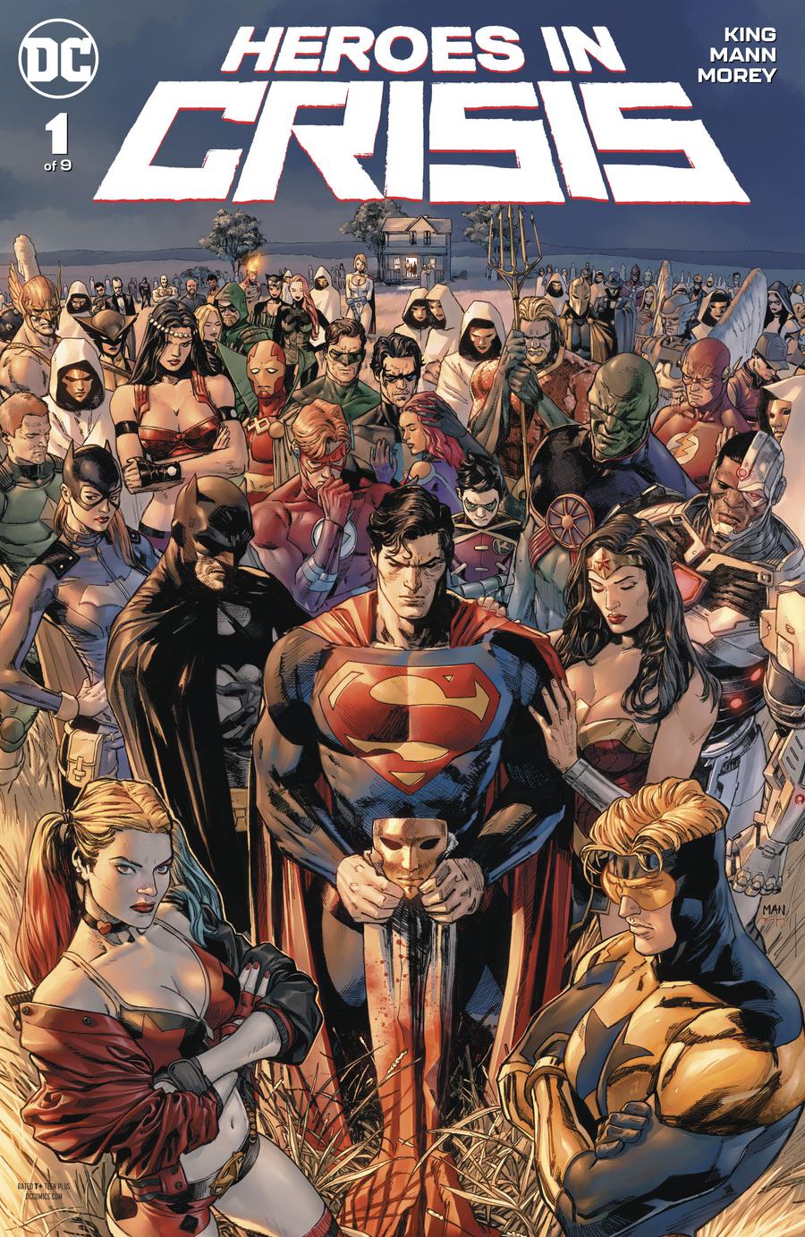 Heroes In Crisis #1 Cover A Regular Clay Mann Cover