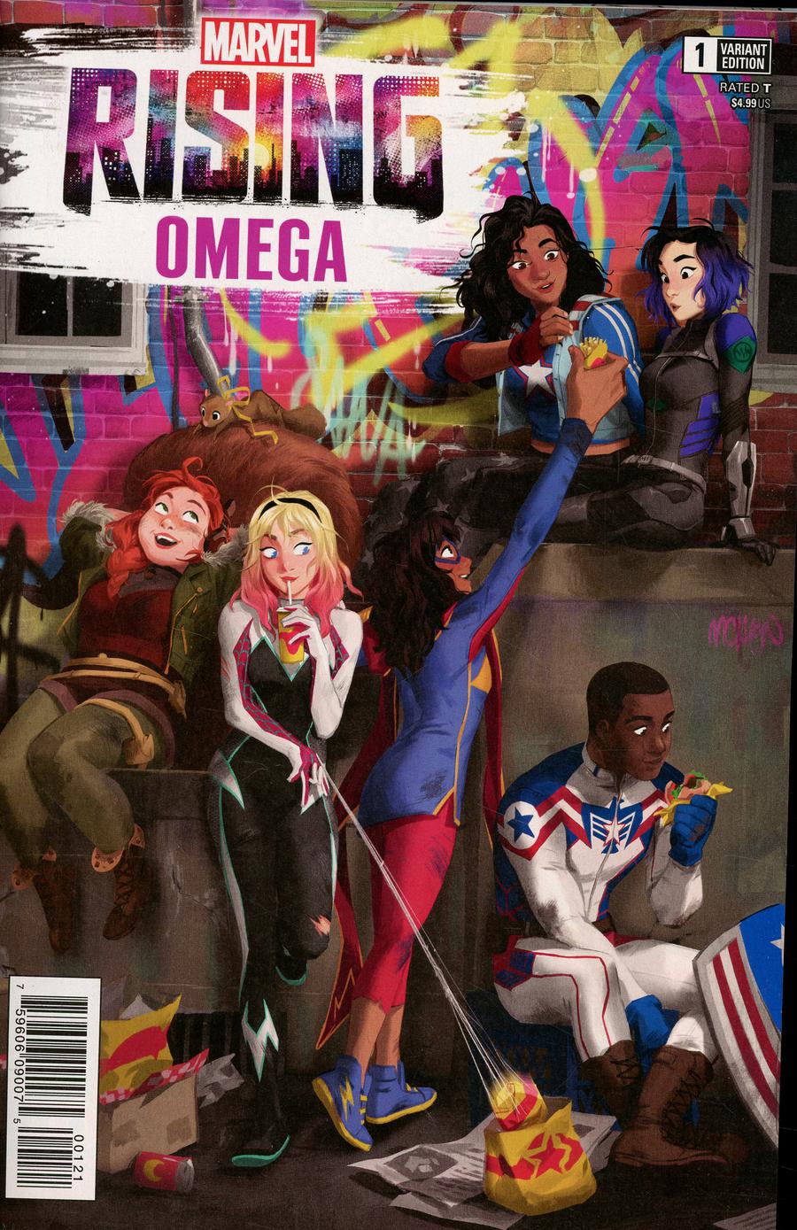 Marvel Rising Omega #1 Cover B Variant Helen Chen Cover