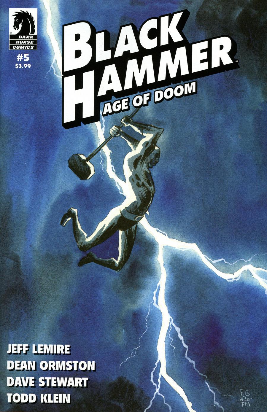 Black Hammer Age Of Doom #5 Cover B Variant Fabio Moon Cover