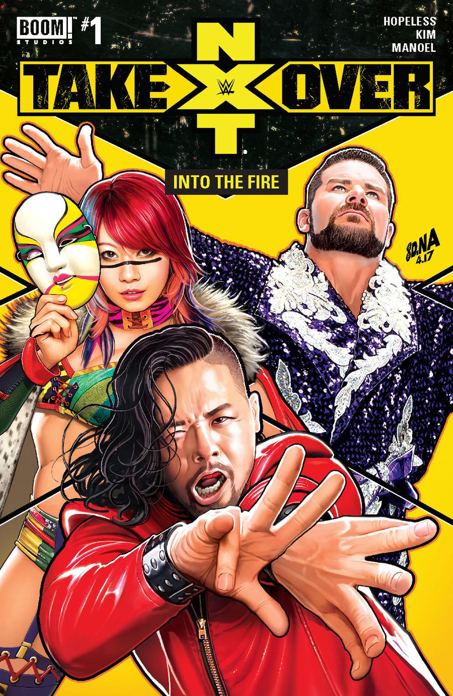 WWE NXT Takeover Into The Fire #1 Cover A Regular David Nakayama Cover