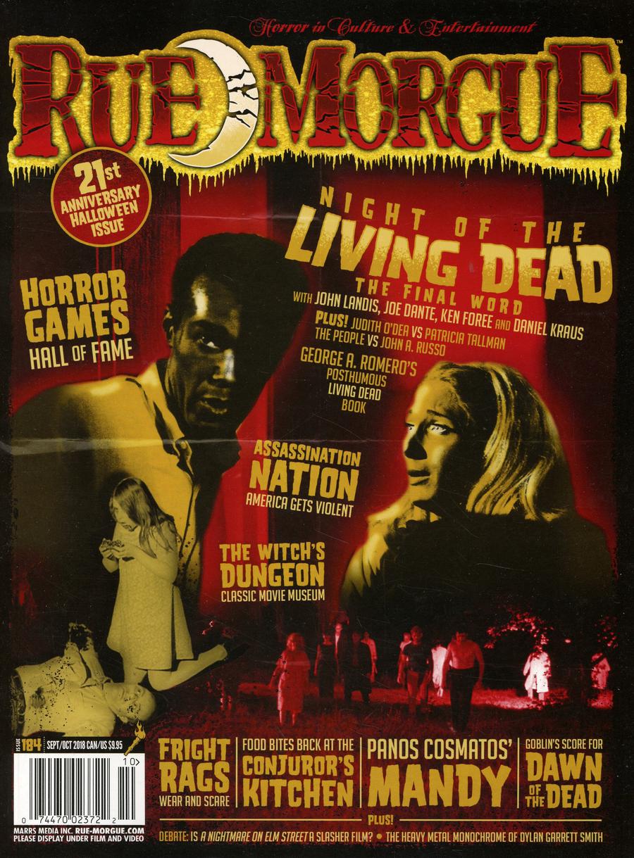 Rue Morgue Magazine #184 September / October 2018