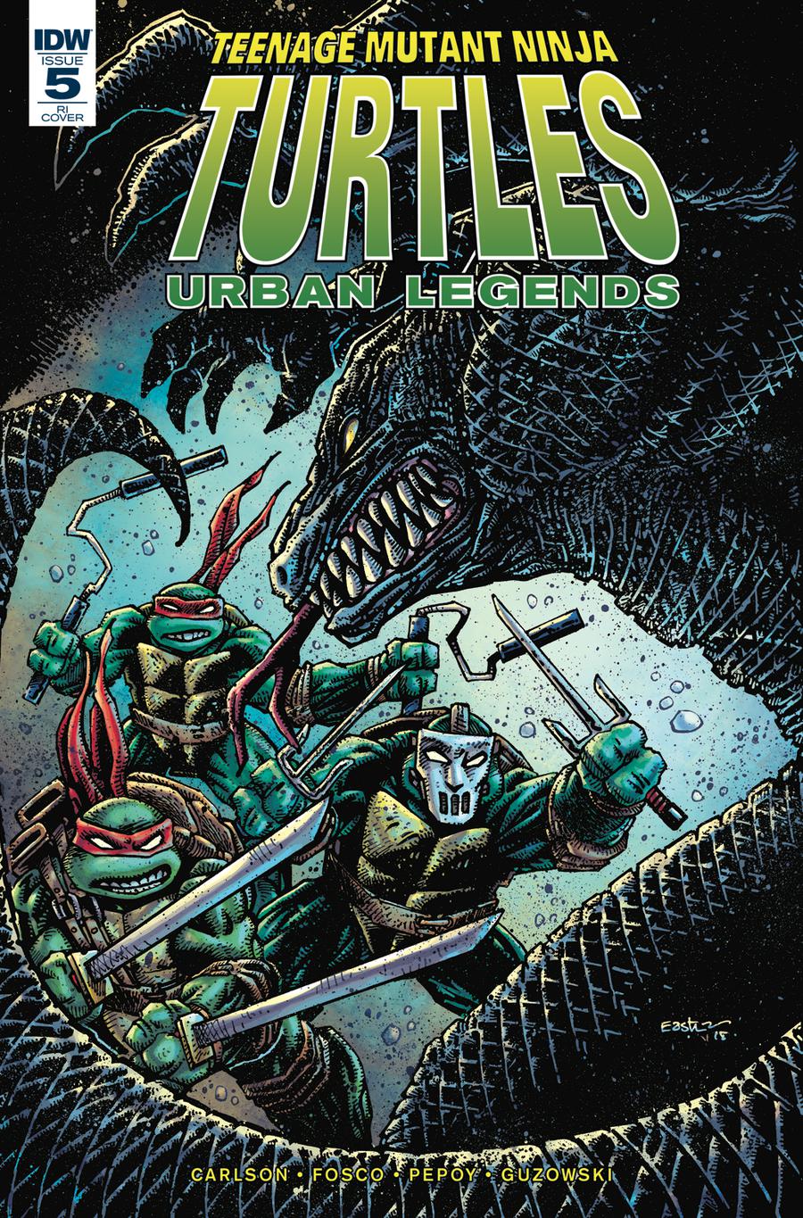 Teenage Mutant Ninja Turtles Urban Legends #5 Cover C Incentive Kevin Eastman Variant Cover