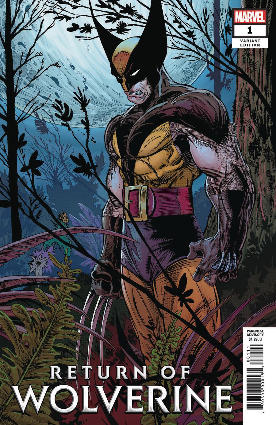 Return Of Wolverine #1 Cover T Incentive Todd McFarlane Remastered Color Variant Cover