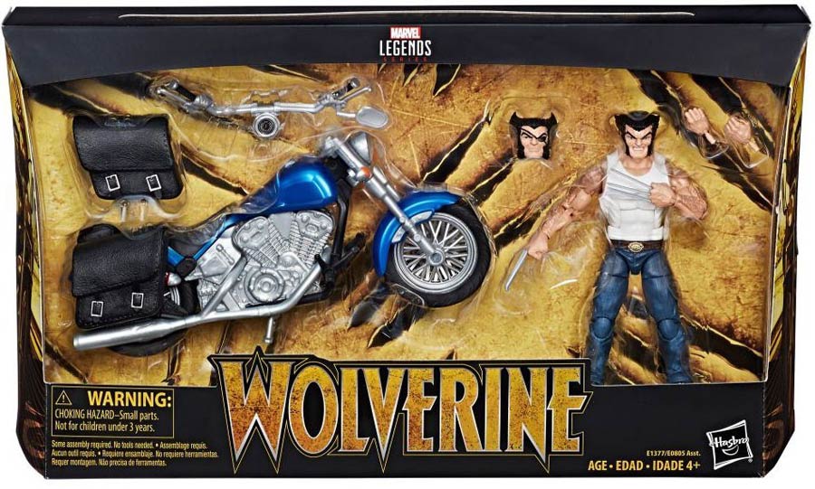 Marvel Ultimate Legends 6-Inch Action Figure With Motorcycle - Wolverine